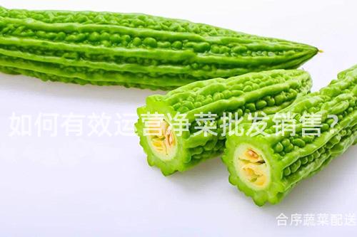 如何有效运营净菜批发销售？