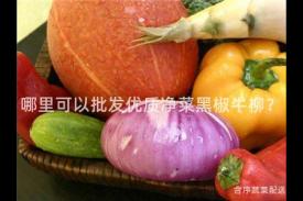 哪里可以批发优质净菜黑椒牛柳？