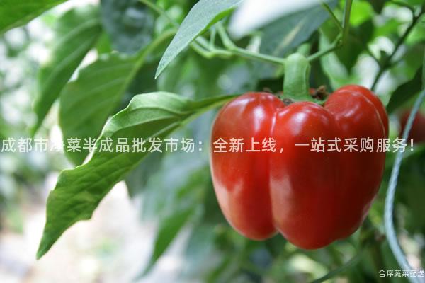 成都市净菜半成品批发市场：全新上线，一站式采购服务！
