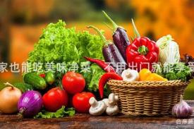 在家也能吃美味净菜，不用出门就能享受！